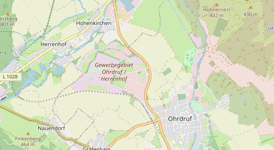 Camper rental on map