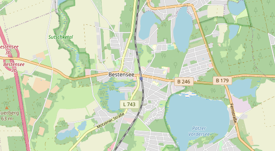 Caravanhändler auf Karte