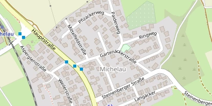 Wohnwagen on satellite image