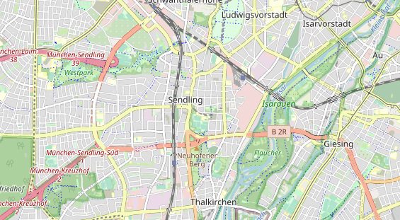Caravan dealer on map