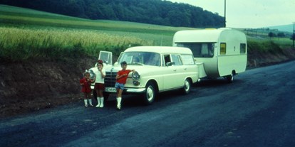 Wohnwagenhändler - Verkauf Zelte - Nordrhein-Westfalen - Urlaubsfahrt 1970 - L.Bayer Inh. Franz Bayer