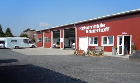 RV dealer - Homepage: www.reisemobile-kreierhoff.de - Reisemobile Kreierhoff