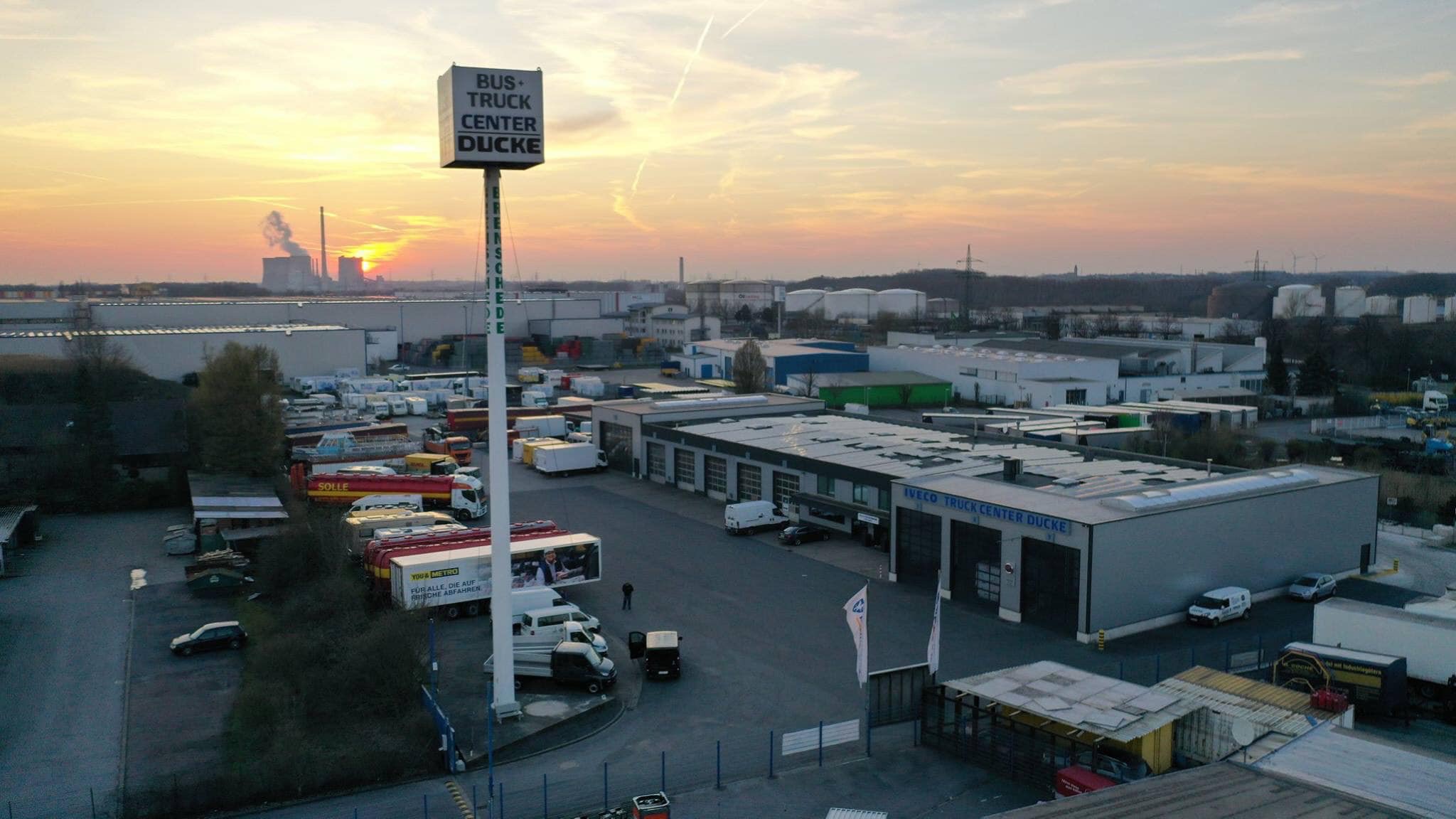 Concessionario camper - Luftbildaufnahme - TRUCK CENTER DUCKE GMBH&CO.KG