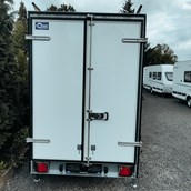 Wohnwagen-Verkauf:    Blyss Speed Caravan 320 Cross  (zB als Mottorradanhänger)