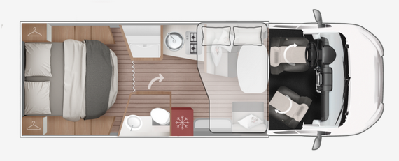 Caravandealer - Wohnmobil Roller Team Kronos 265 TL mit Queensbett und Hubbett Neufahrzeug Automatik demnächst verfügbar