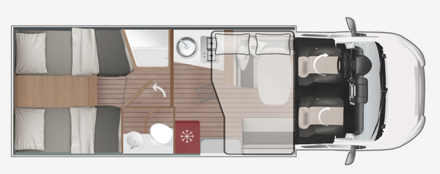 Wohnmobilhändler - Wohnmobil Roller Team Kronos 288 TL Spring Edition mit Hubbett Neufahrzeug Automatik demnächst verfügbar