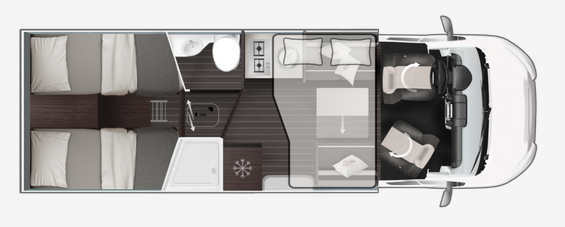 Caravandealer - Wohnmobil Roller Team Zefiro 287 TL Power Edition Neufahrzeug Automatik, 2 x Lithium Batterien, 400 Watt Solar demnächst verfügbar