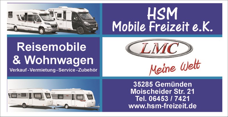 Wohnmobilhändler: HSM Mobile Freizeit eK