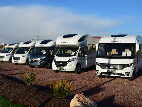 Wohnmobilhändler: Unsere Adria Mietwagen Wohnmobileflotte 2018  - PGS Freizeitmobile GmbH