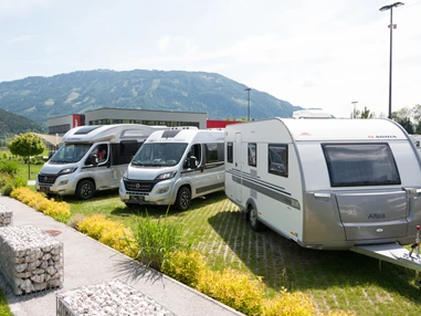 Wohnmobilhändler: Firmenzentrale Weißenbach/Liezen - Gebetsroither Handels GmbH