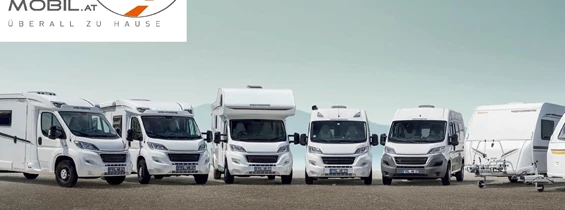 Wohnmobilhändler: Vermietung und Verkauf von Wohnwagen, Kastenwagen sowie teilintegrierten Reisemobilen und Wohnmobilen mit Alkoven - CARAmobil.at