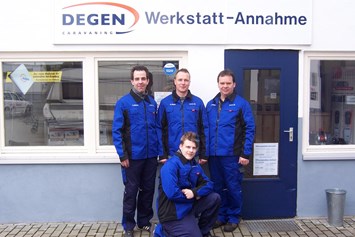 Wohnmobilhändler: Werkstatt Team - Degen Caravan KG