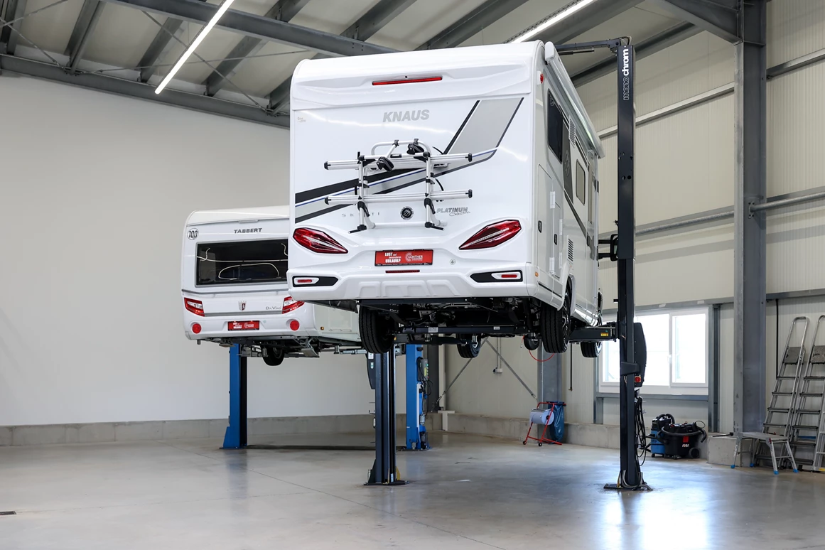 Wohnmobilhändler: Werkstatt - Günther Caravaning GmbH