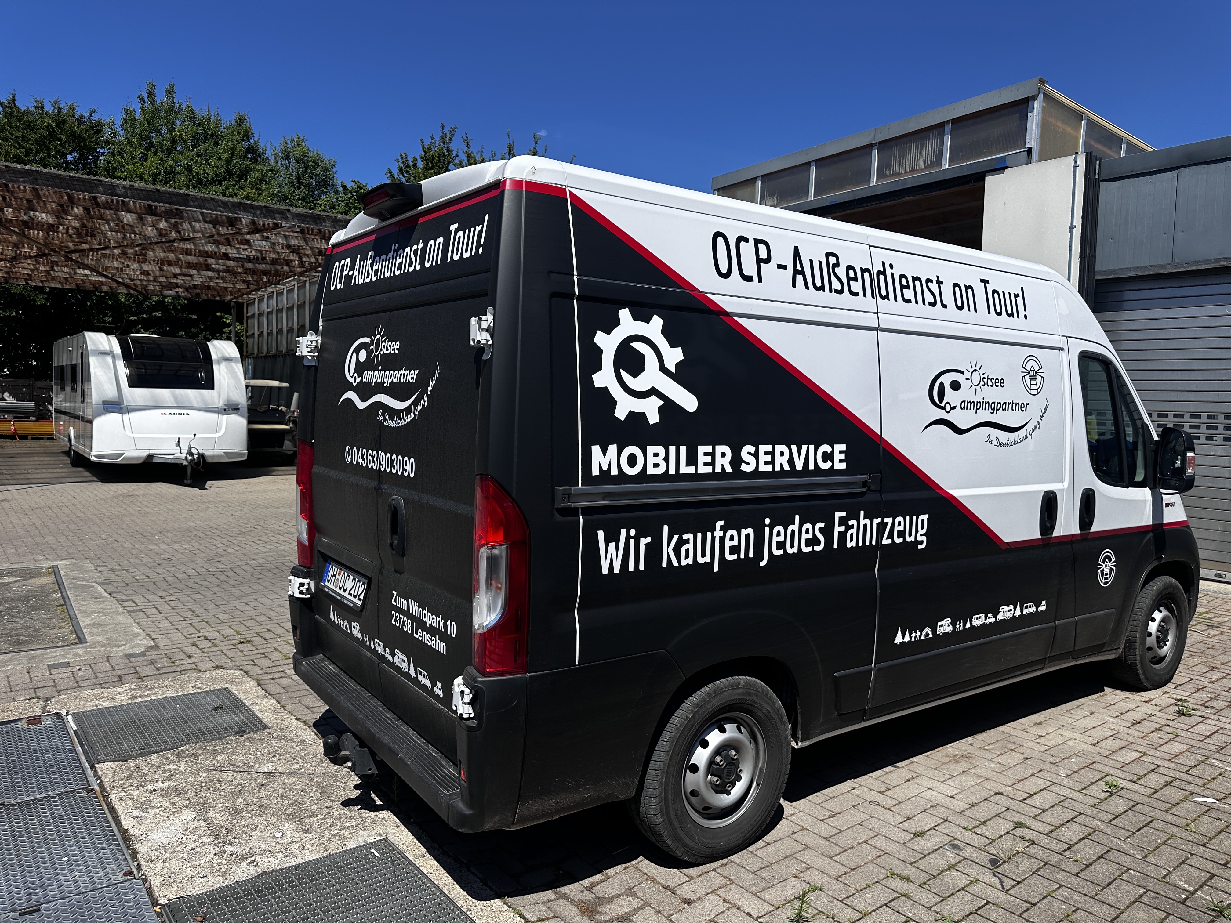 Wohnmobilhändler: Service vor Ort - Ostsee Campingpartner KG