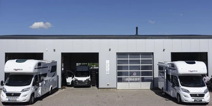 Wohnwagenhändler - Servicepartner: Truma - Deutschland - Reisemobile Euch e.K. - Aufbau-Werkstatt. Hier werden Arbeiten am Wohnaufbau durchgeführt - Reisemobile Euch e.K.