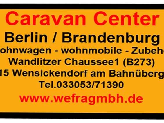 Wohnmobilhändler: Beschreibungstext für das Bild - Wefra GmbH