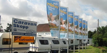 Caravan dealer - Vermietung Wohnwagen - Elbeland - Homepage http://www.caravanskopp.de/ - Caravan Skopp