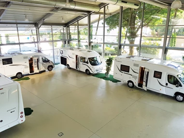 Wohnmobilhändler: Caravaning Galerie Augsburg - Ihr freundlicher Partner in Bayern für Hymer und Fleurette