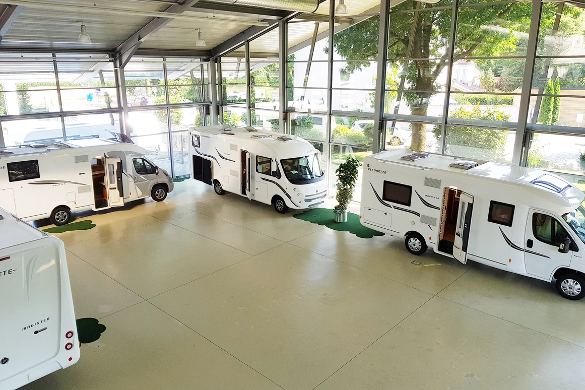 Wohnmobilhändler: Caravaning Galerie Augsburg - Ihr freundlicher Partner in Bayern für Hymer und Fleurette