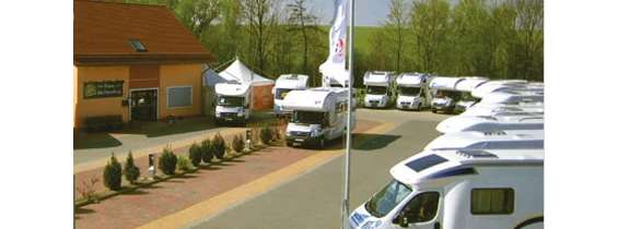 Wohnmobilhändler: Homepage www.wohnmobilpark-petersberg.de - Wohnmobilpark Am Petersberg