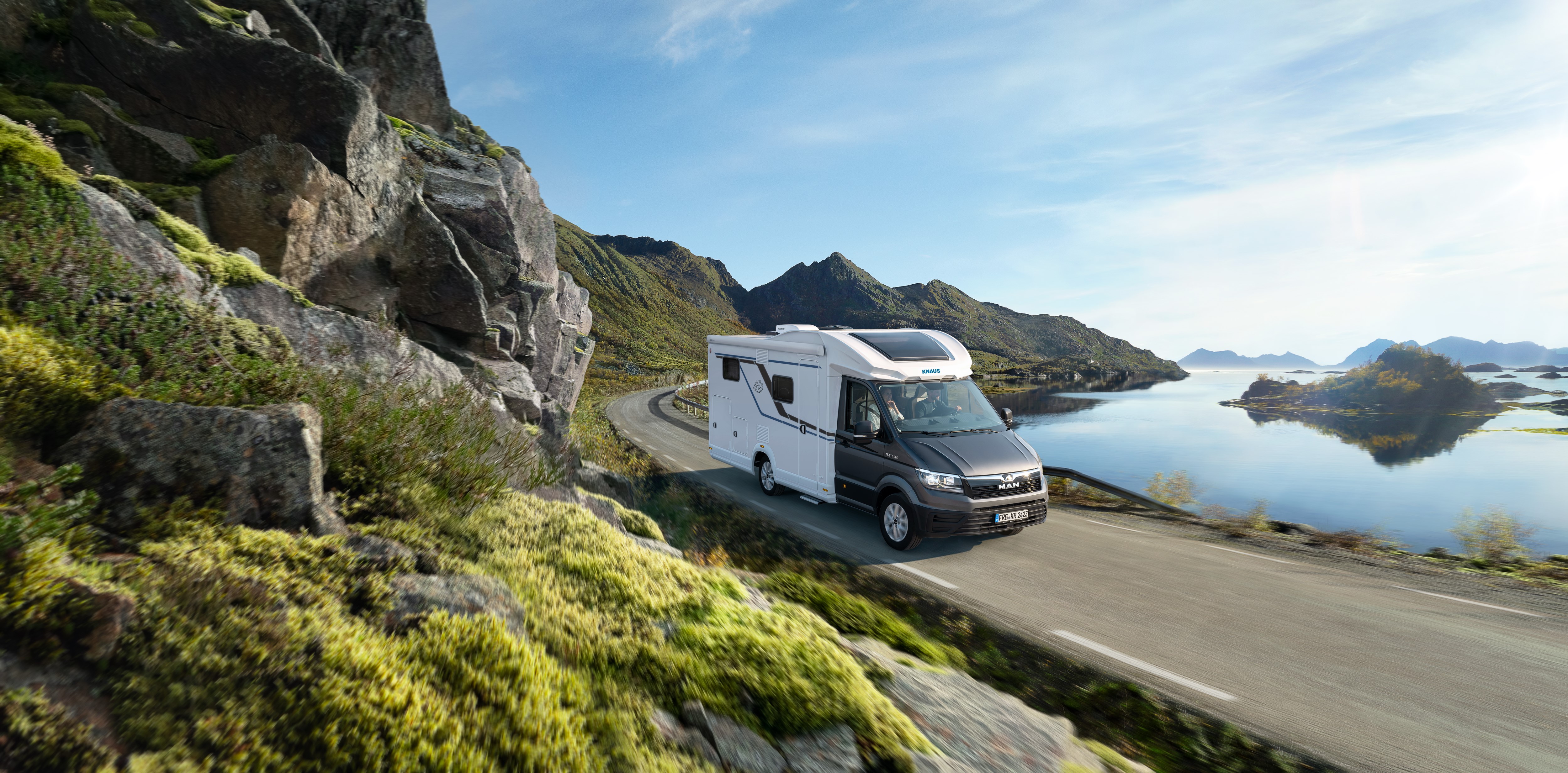 Wohnwagenhändler - PLZ 78351 (Deutschland) - Knaus Reisemobile für 2 bis 4 Personen, mit Vollaussttaung und Automatikgetriebe - WoMo Vermietung GmbH