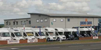 Wohnwagenhändler - Reparatur Wohnwagen - Großbritannien - Johns Cross Motorcaravan