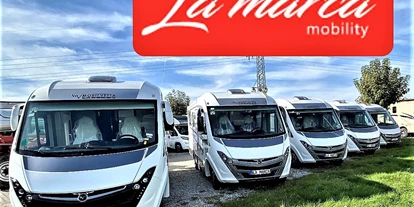 Wohnwagenhändler - Servicepartner: Truma - Deutschland - Mega Indoor und Ourdoor Ausstellung für Sommer und Winter  - La Marca mobility GmbH