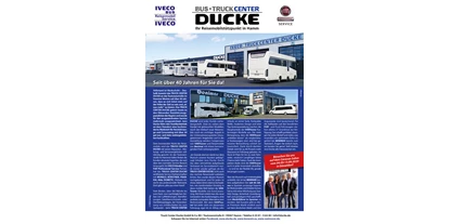 Wohnwagenhändler - Markenvertretung: Bürstner - TRUCK CENTER DUCKE GMBH&CO.KG