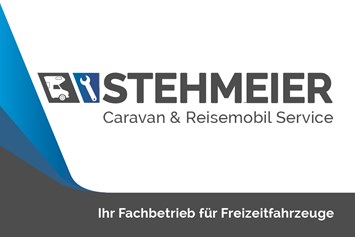 Wohnmobilhändler: Visitenkarte Vorderseite - Caravan Service Stehmeier - CARAVAN SERVICE Stehmeier