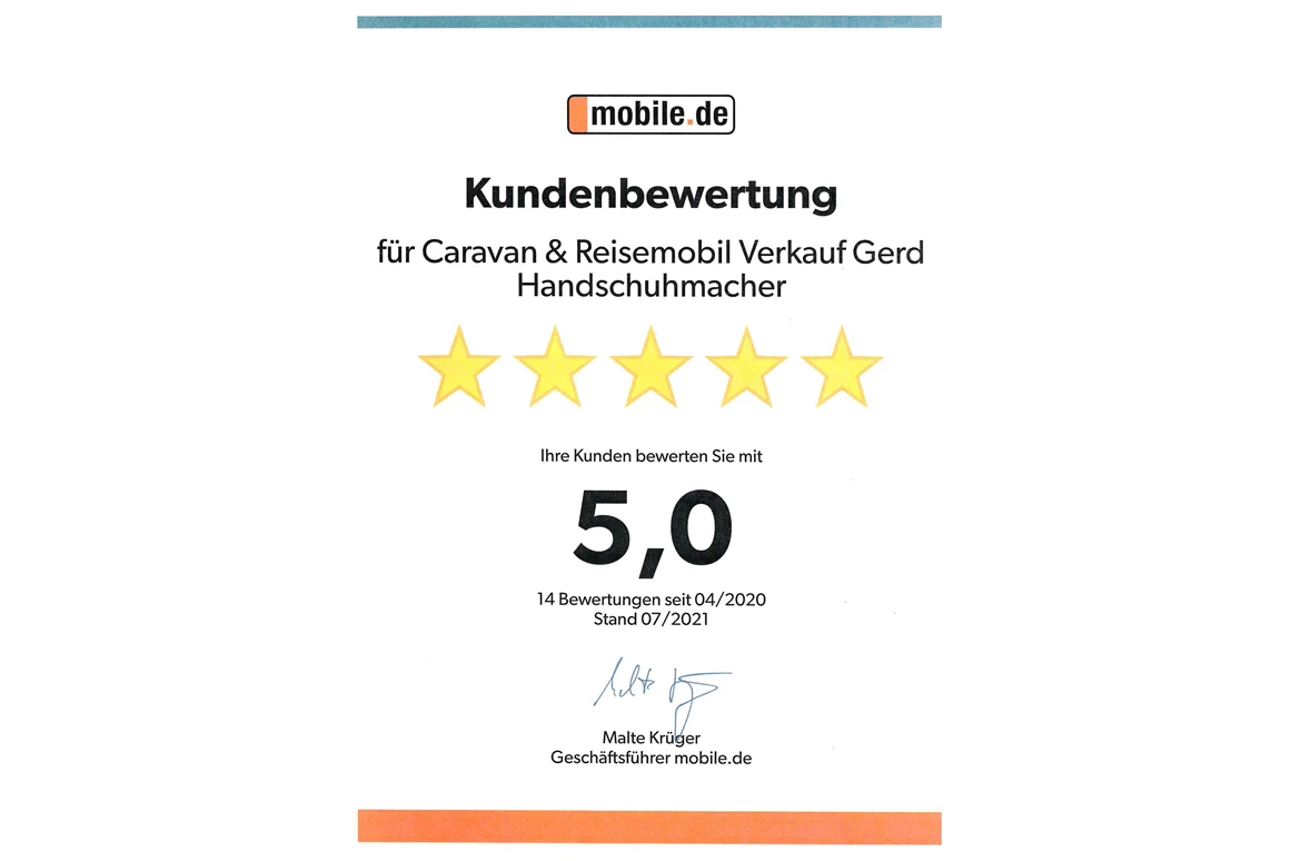 Wohnmobilhändler: Caravan & Reisemobil Verkauf Handschuhmacher