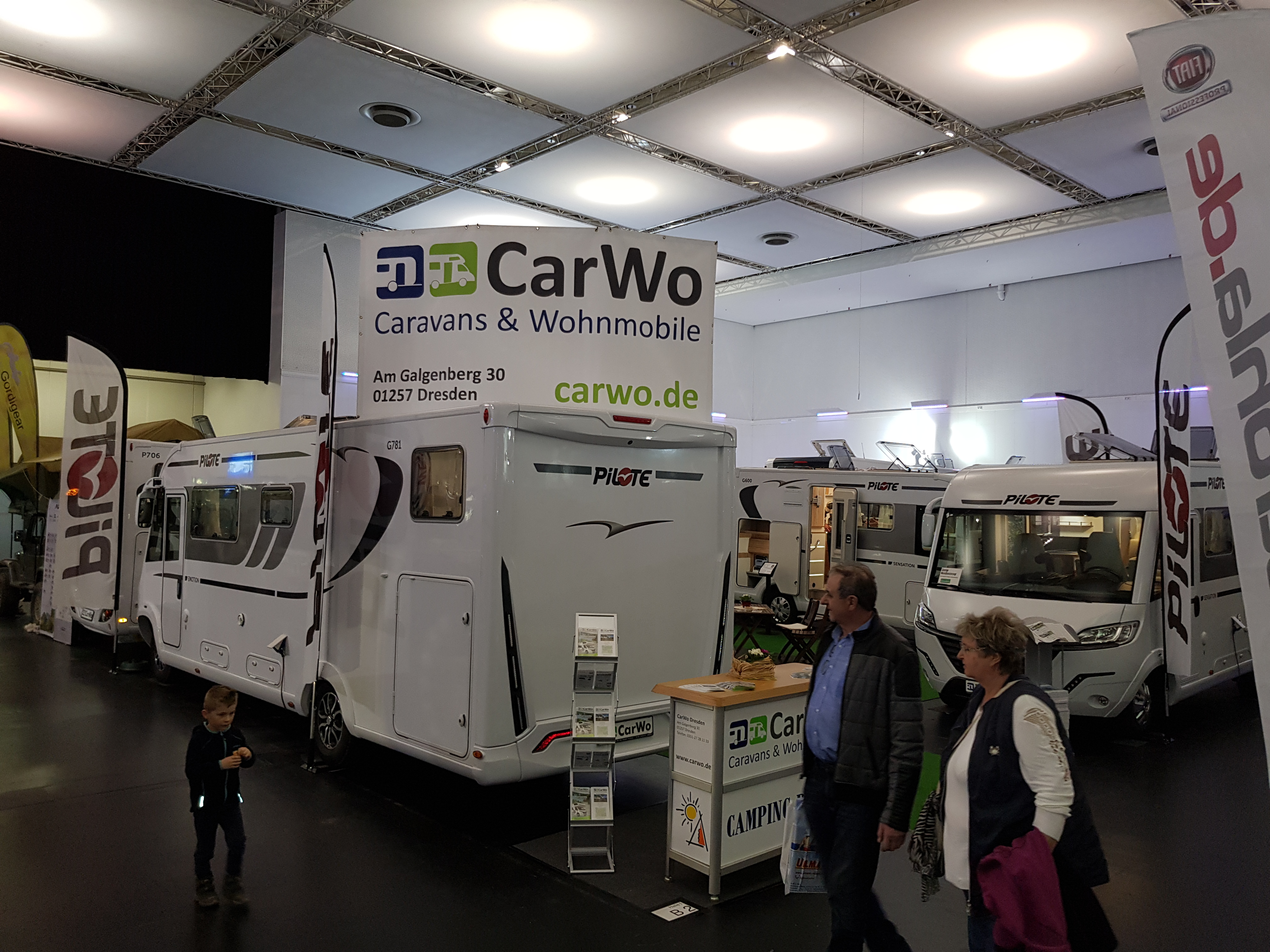 Wohnmobilhändler: Dresdener Messe - CarWo