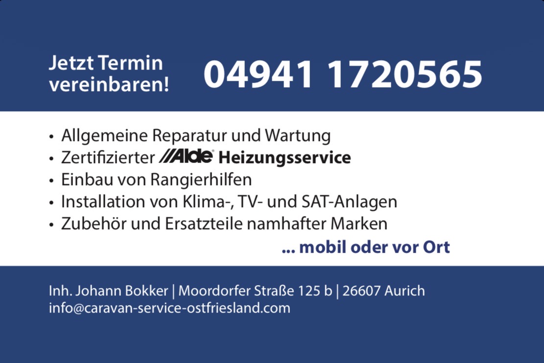 Wohnmobilhändler: Caravan Service Ostfriesland