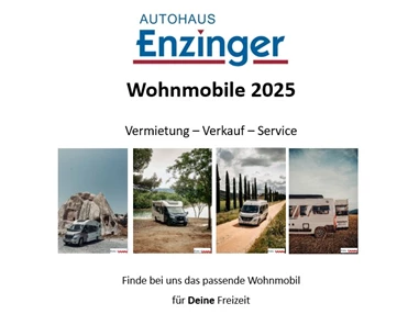 Camper mieten: Wohnmobile 2025
Grenzenlose Freiheit auf vier Rädern - Vermietpartner von DRM Deutsche Reisemobil Vermietung