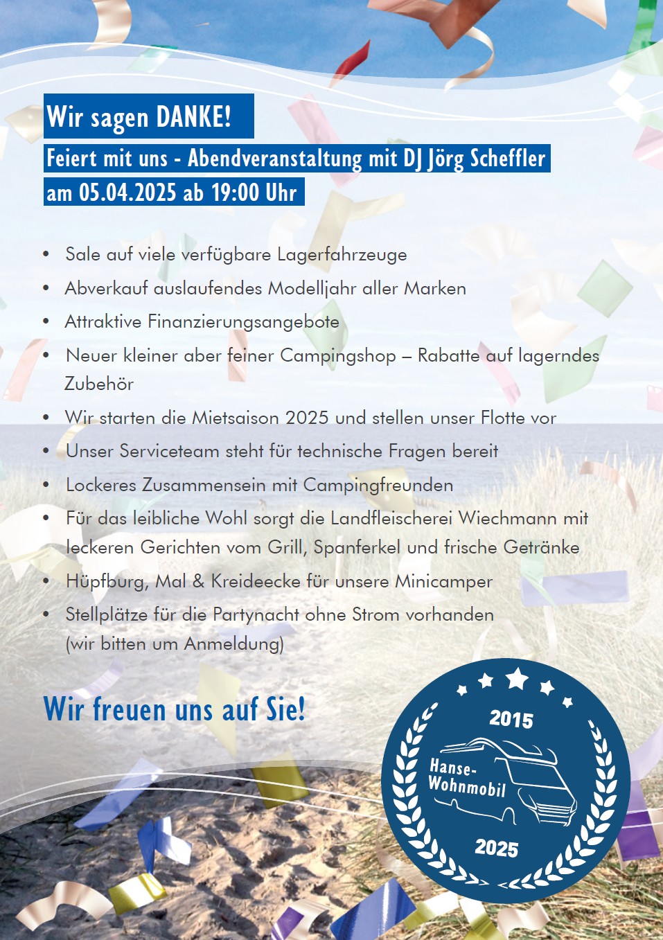 Caravan Messe: 10 Jahre Hanse-Wohnmobil ur 