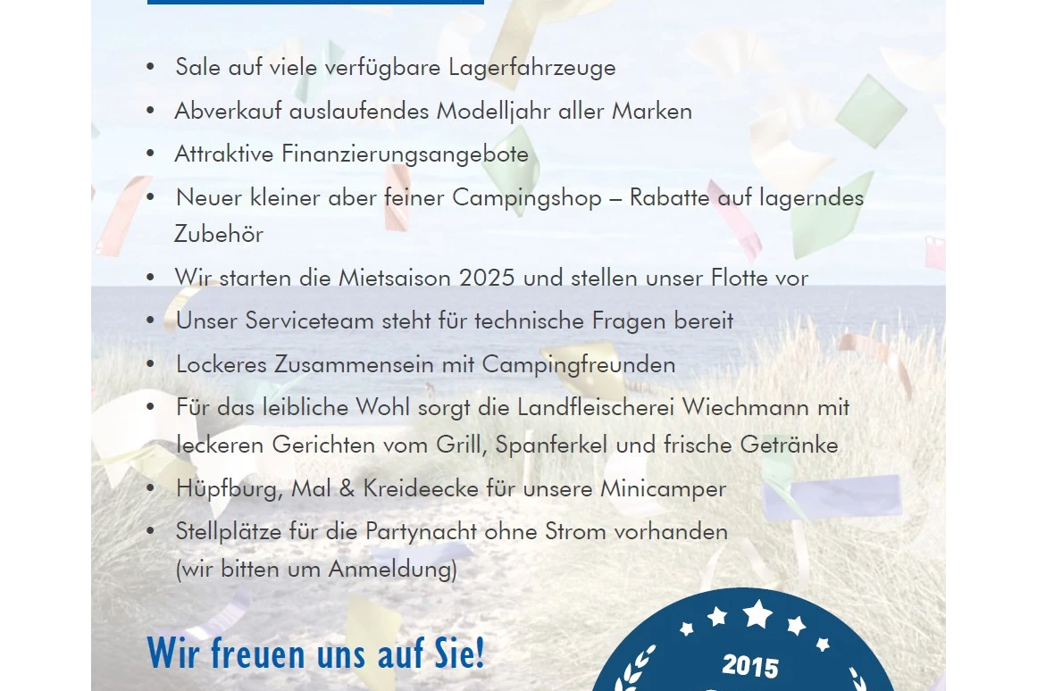 Caravan Messe: 10 Jahre Hanse-Wohnmobil ur