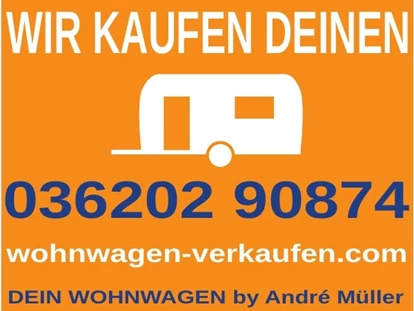 Wohnwagenhändler - Arnstadt - DEIN WOHNWAGEN by André Müller
www.wohnwagen-verkaufen.com - DEIN WOHNWAGEN by André Müller ✅ WIR KAUFEN DEINEN WOHNWAGEN ✅