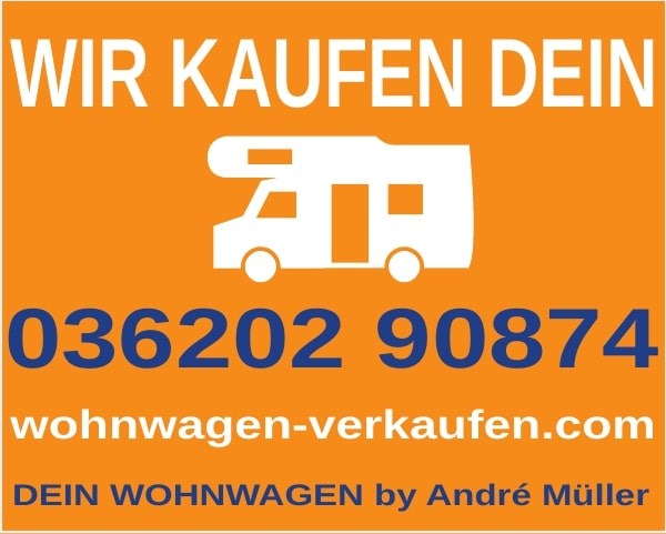 Wohnmobilhändler: DEIN WOHNWAGEN by André Müller

www.wohnwagen-verkaufen.com - DEIN WOHNWAGEN by André Müller ✅ WIR KAUFEN DEINEN WOHNWAGEN ✅