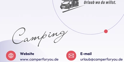 Caravan dealer - geeignet für: Pärchen - Camperforyou GmbH