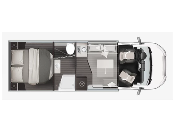 Wohnmobil-Verkauf: Wohnmobil Roller Team Kronos 266 TL mit Hubbett Neufahrzeug Automatik sofort verfügbar