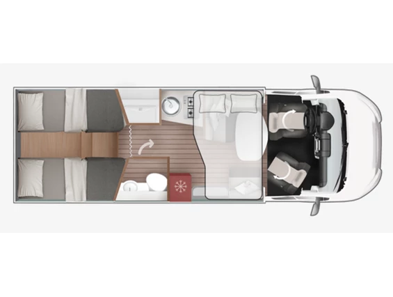 Wohnmobil-Verkauf: Wohnmobil Roller Team Kronos 284 TL mit Hubbett Neufahrzeug Automatik sofort verfügbar