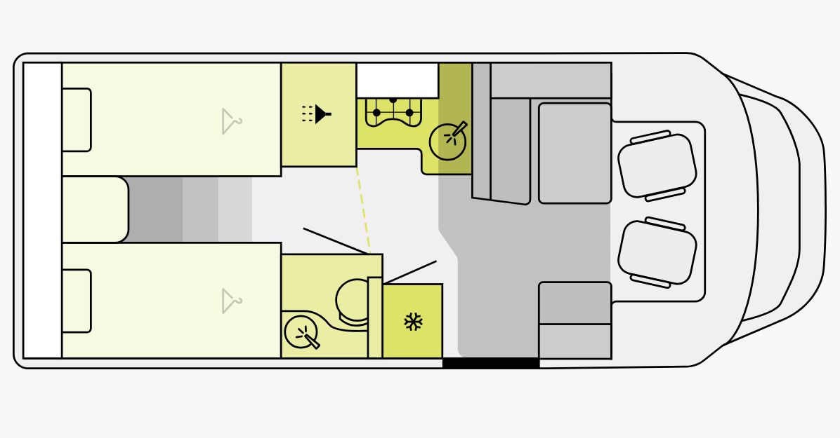 Wohnmobil-Verkauf: Wohnmobil Etrusco T 7400 SB Automatik, Klima Aufbau, Sat-TV Gebrauchtfahrzeug sofort verfügbar