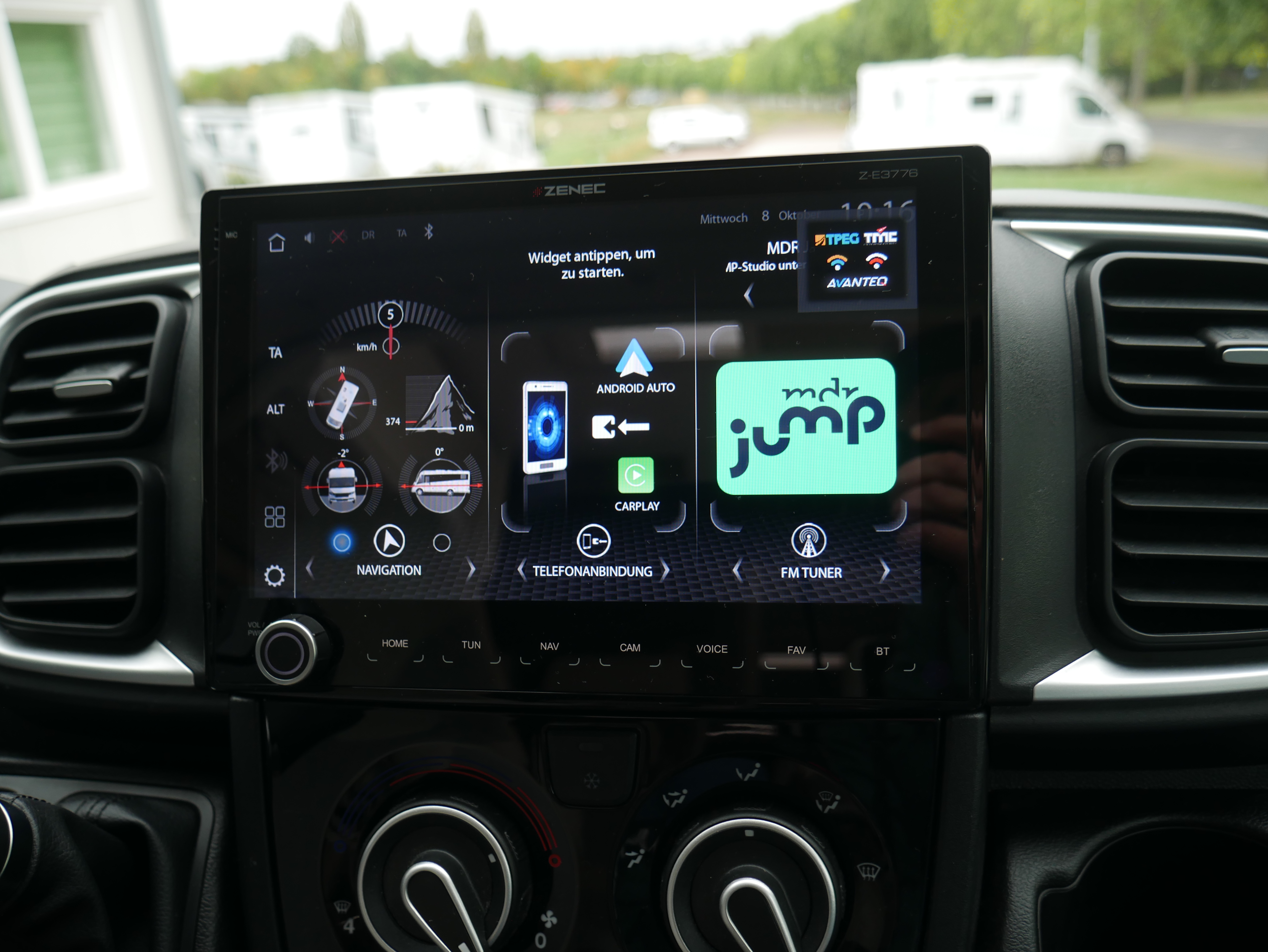 Wohnmobil-Verkauf: Wohnmobil/Kastenwagen ETRUSCO CV 640 PB mit höhenverstellbarem Bett im Heckbereich Gebrauchtfahrzeug sofort verfügbar